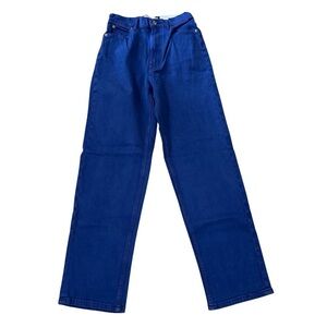 Everlane Women’s The Way-High Straight Blue Organic Cotton Jeans Sz 25 Tall NWT